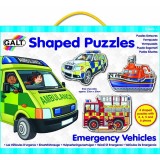 Galt - Emergency Vehicle Shape Puzzle Set