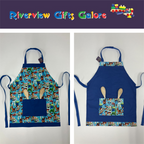 Apron Reversible - Toy Story Blue
