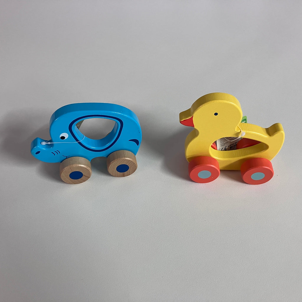 Wooden Animal Wheelies - Assorted Designs