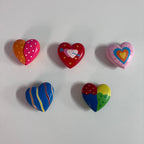 Plastic Maraca - Heart - Assorted Designs