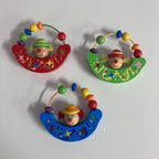 Wooden Clown Rattle - Assorted Designs