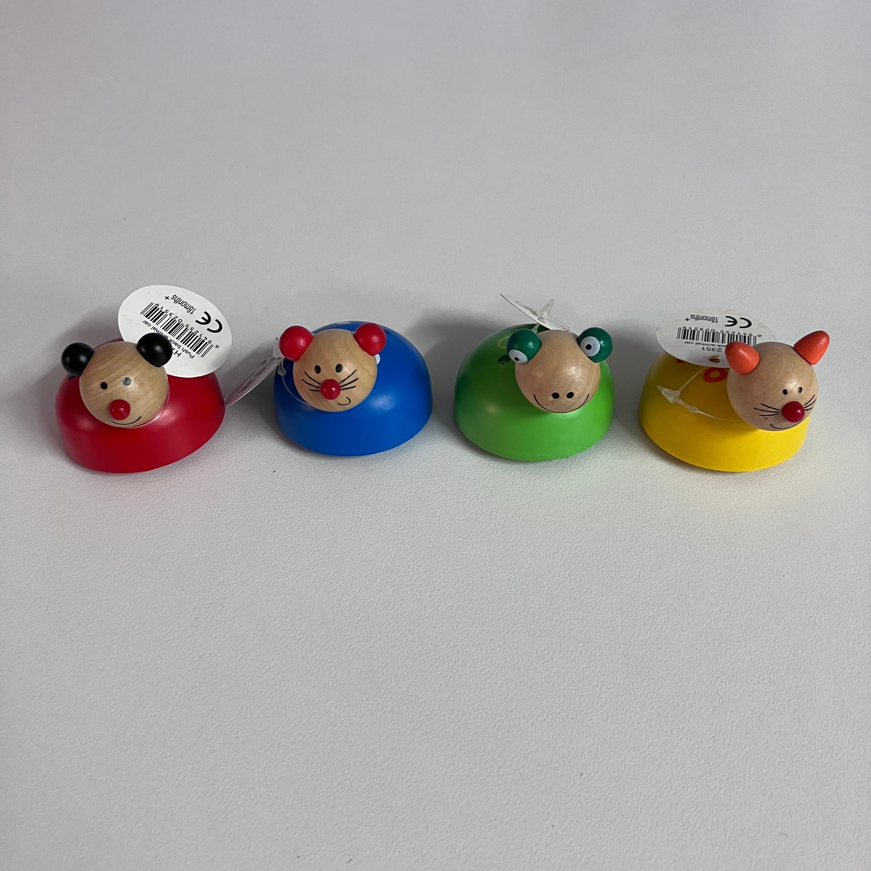Wooden Pull Back Animal Car - Assorted Designs