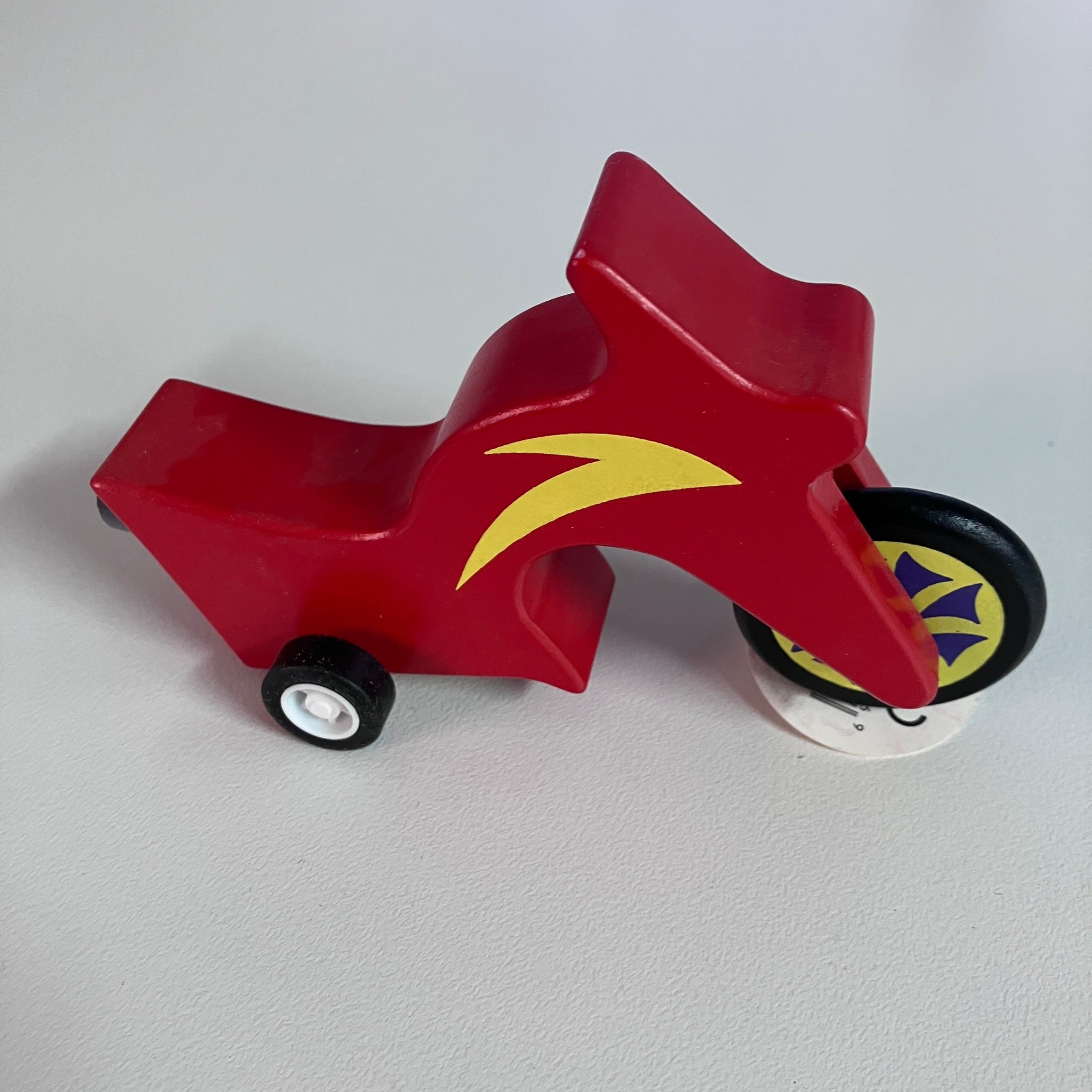Wooden Pull Back Motor Bikes - Assorted Designs