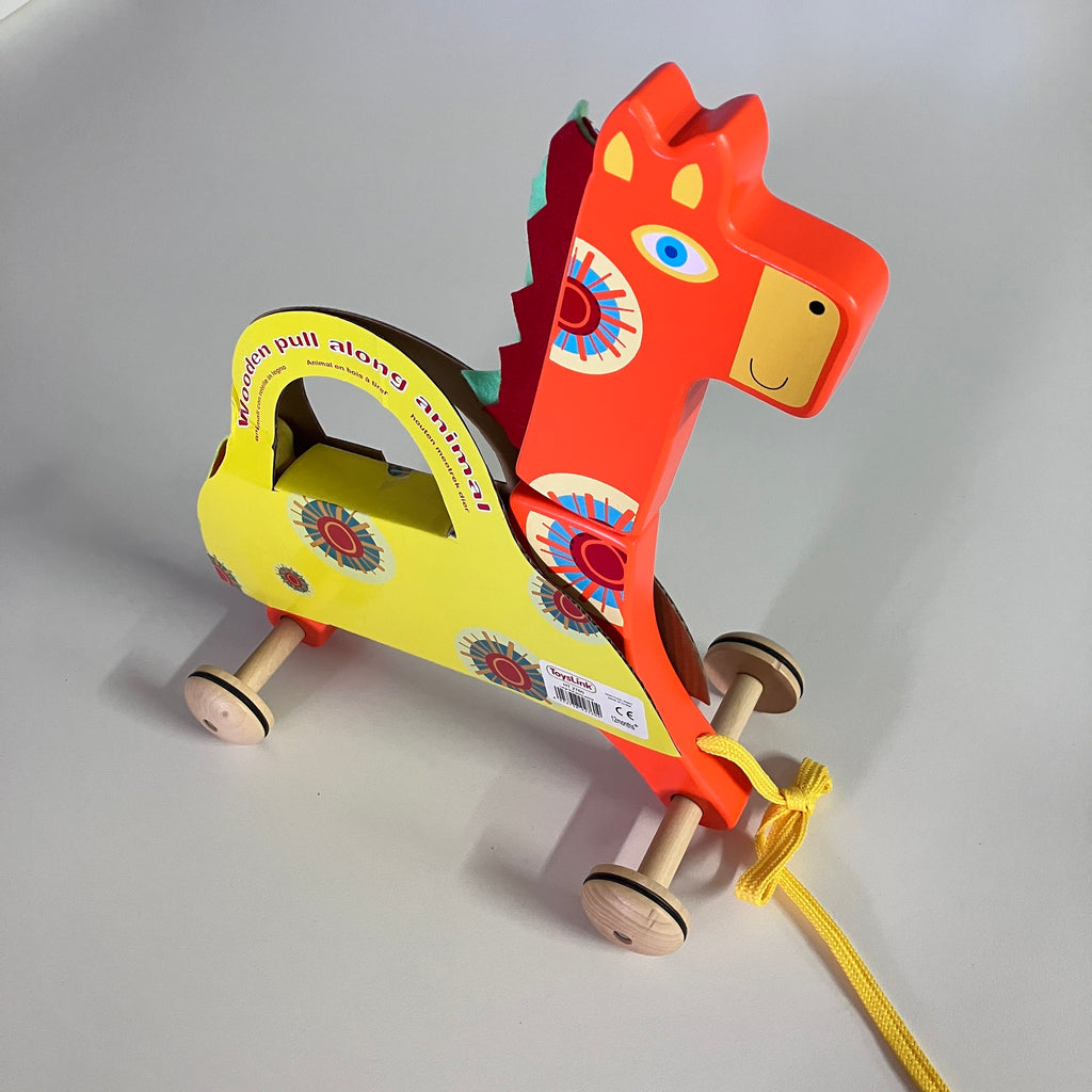 Wooden Pull Along Animals - Large - Assorted Designs