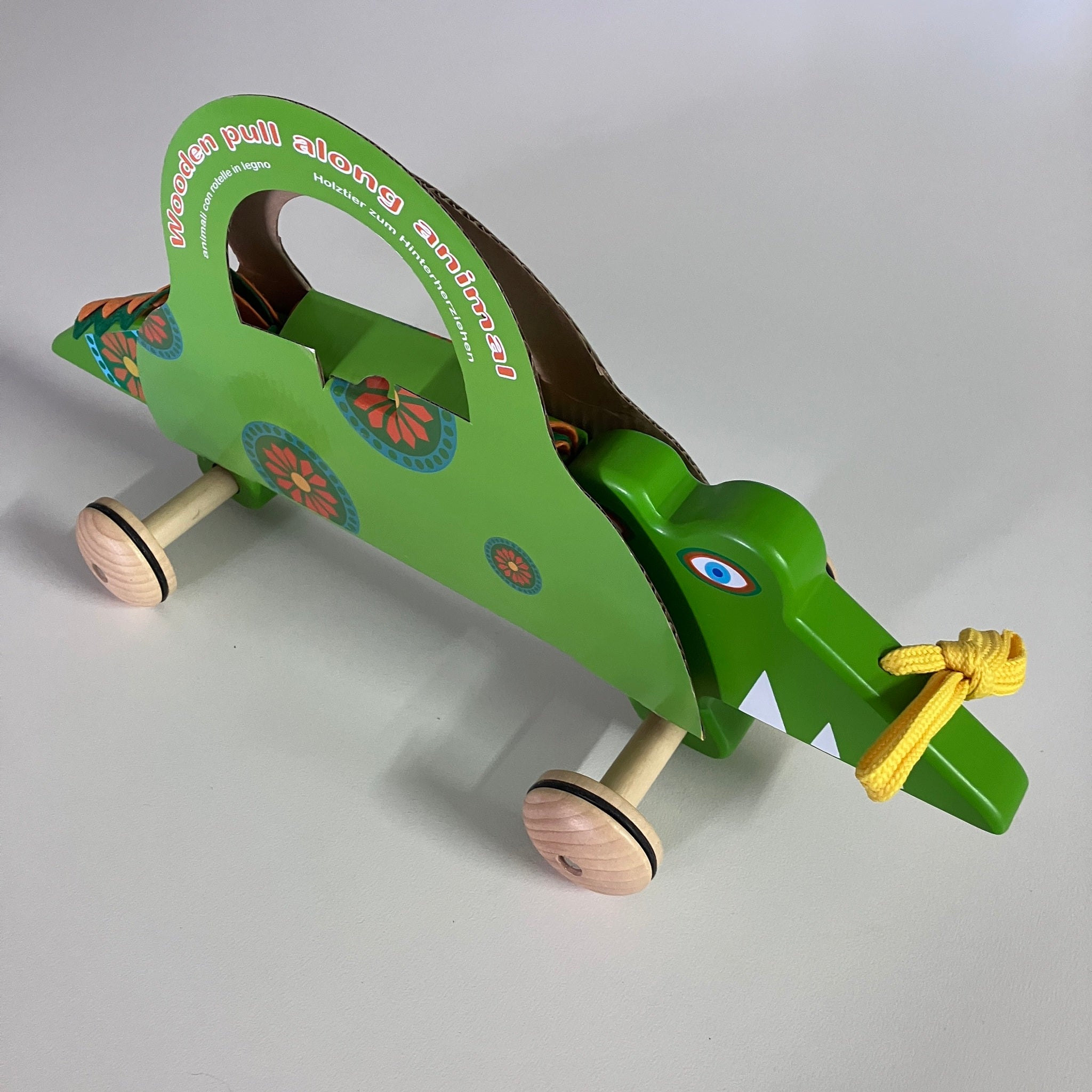 Wooden Pull Along Animals - Large - Assorted Designs