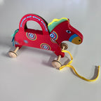 Wooden Pull Along Animals - Large - Assorted Designs