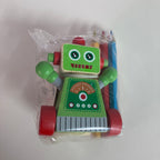 Wooden Coloured Pencil Sets - Robot - Assorted Designs