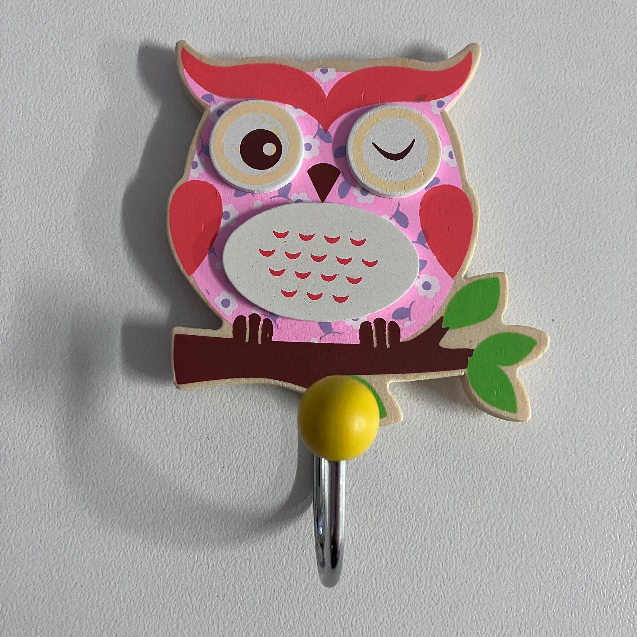Wooden Coat Hooks - Owls - Assorted Designs