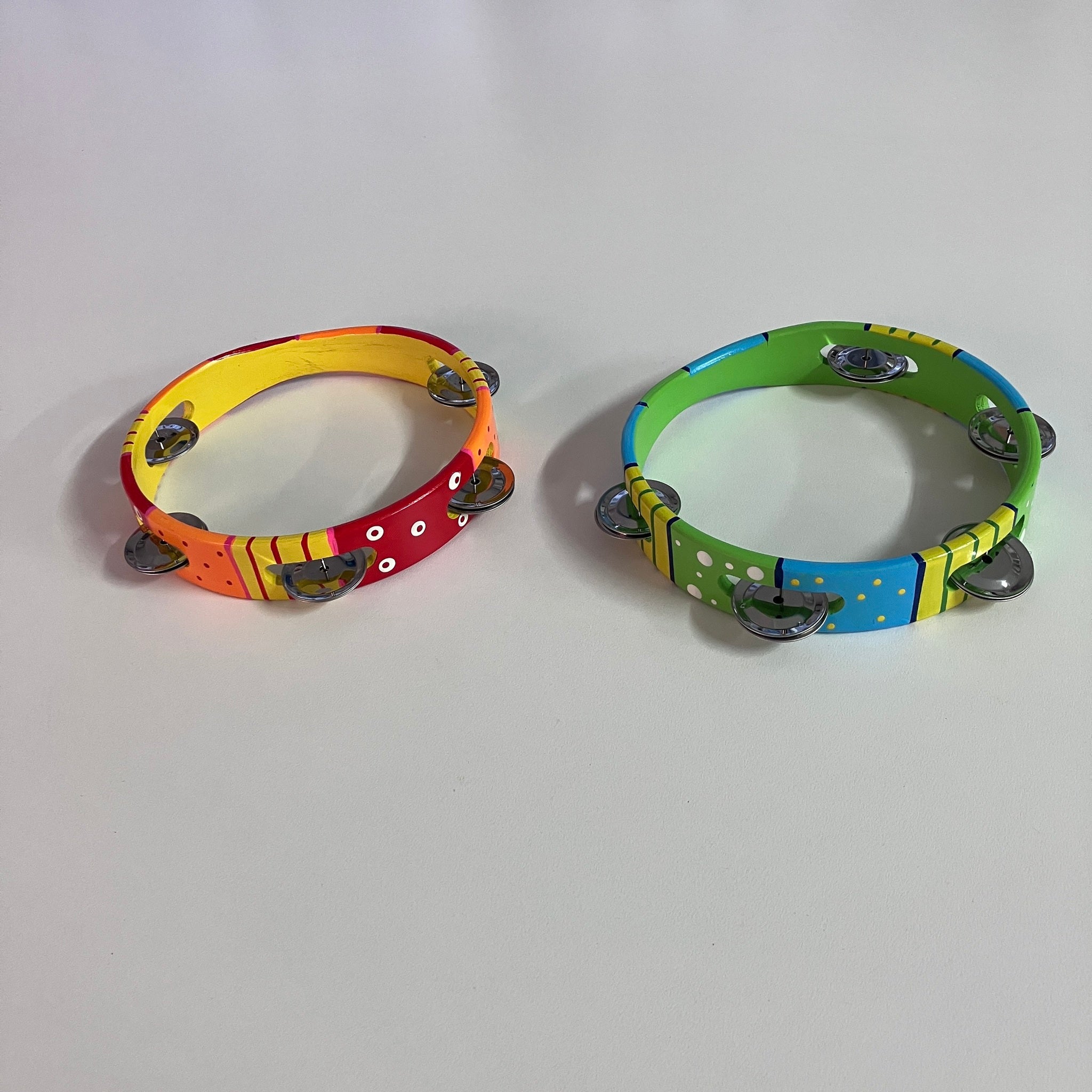 Wooden Tambourine - Assorted Colours