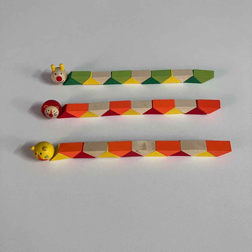 Wooden Twist & Lock Blocks - Animals - Assorted Designs