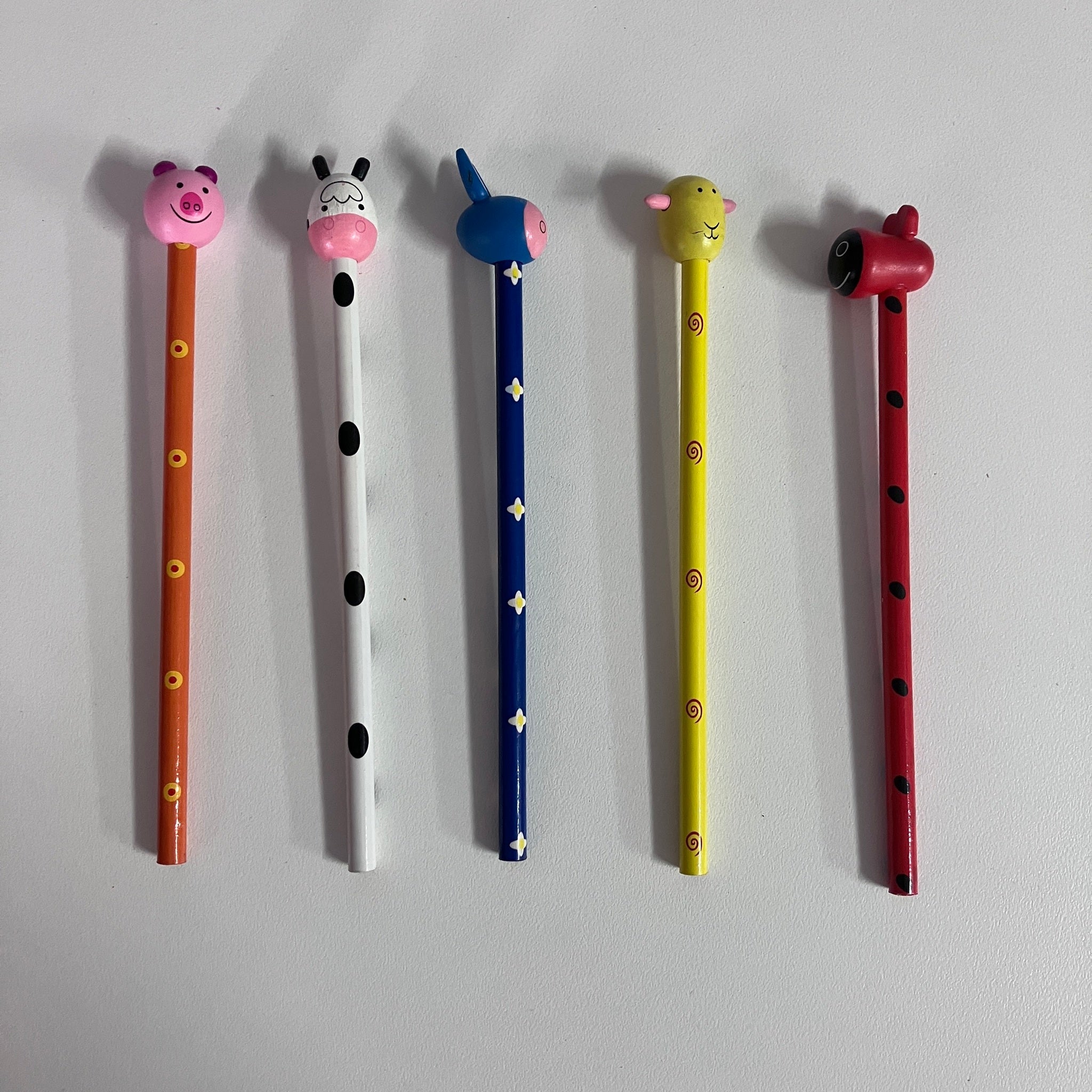 Wooden Pencils - Farm Animals - Assorted Designs