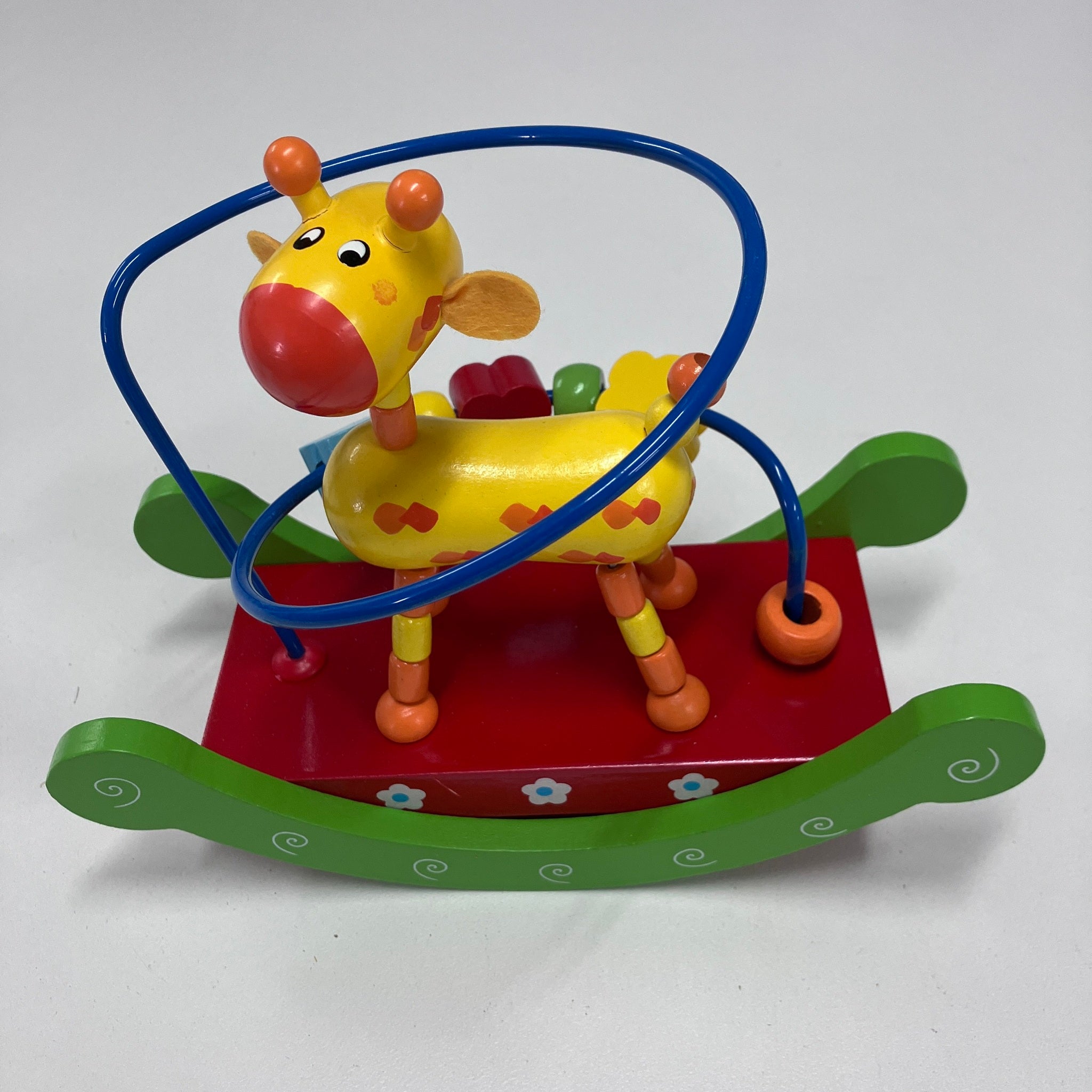 Wooden Rocking Animal Bead Maze - Assorted Designs