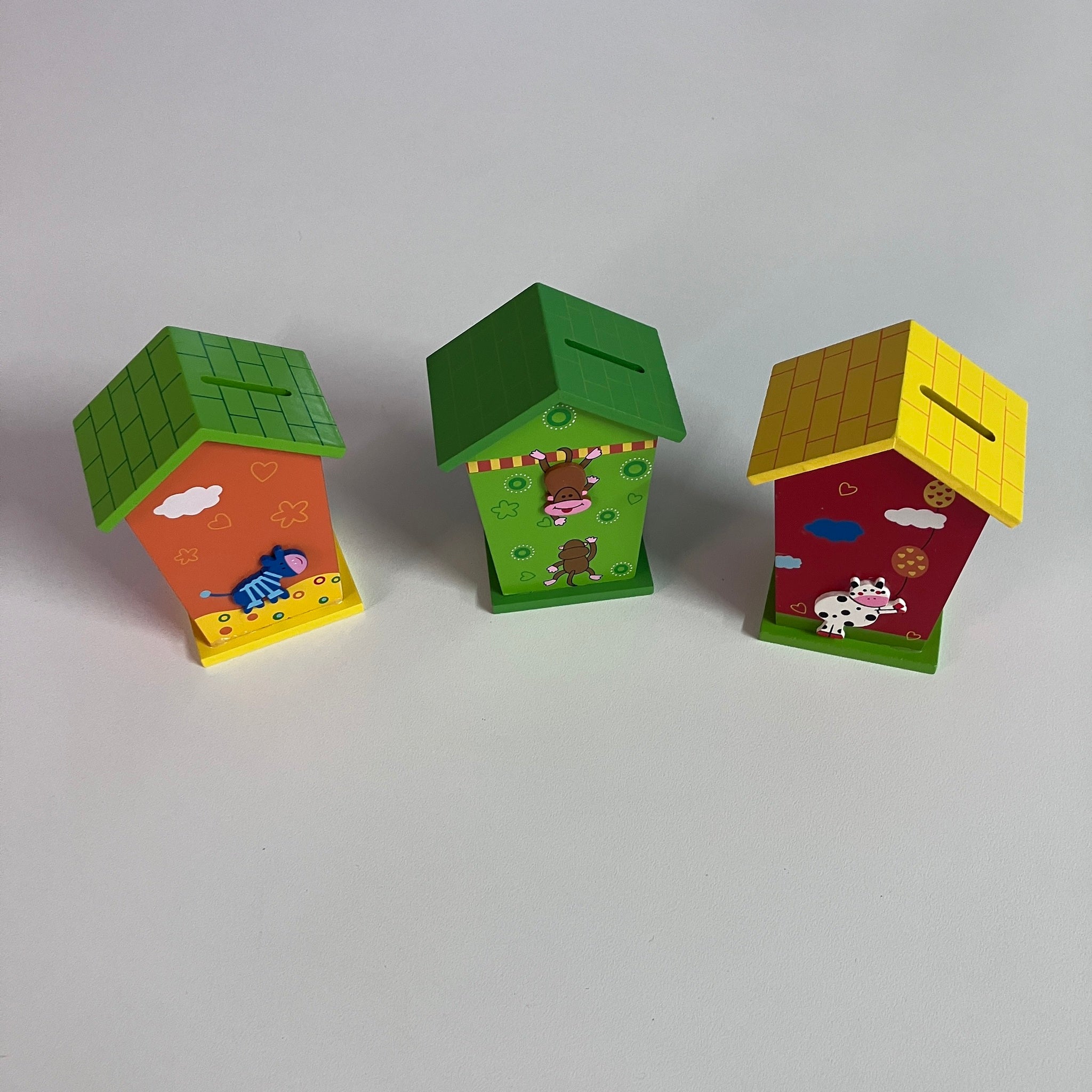 Wooden Money Box - Animals - Assorted Designs