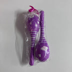 Wooden Maracas - 19cm - Flowers - Assorted Colours