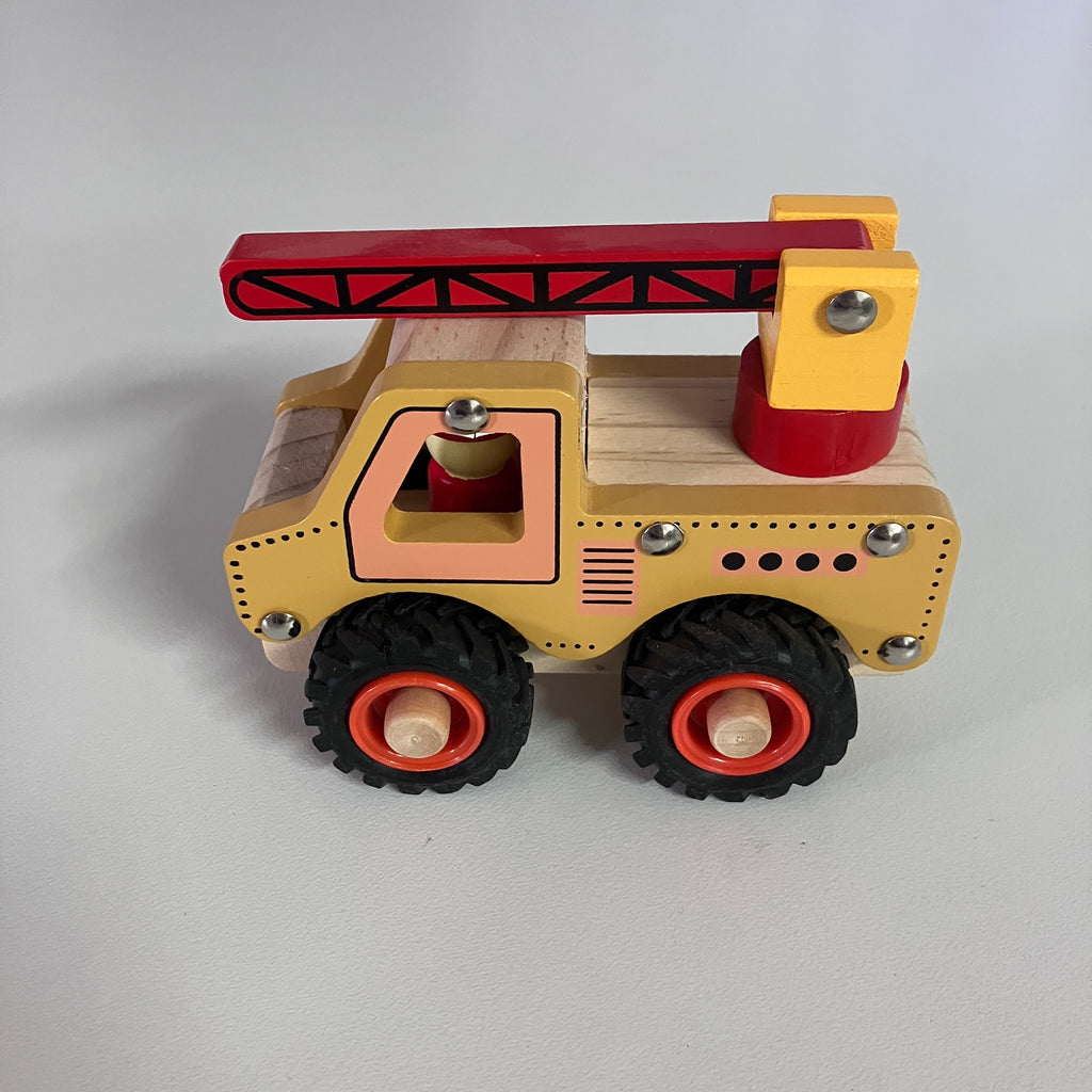 Wooden Vehicles - Crane