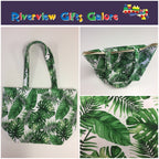 Large Tote Bag – Forest Leaf