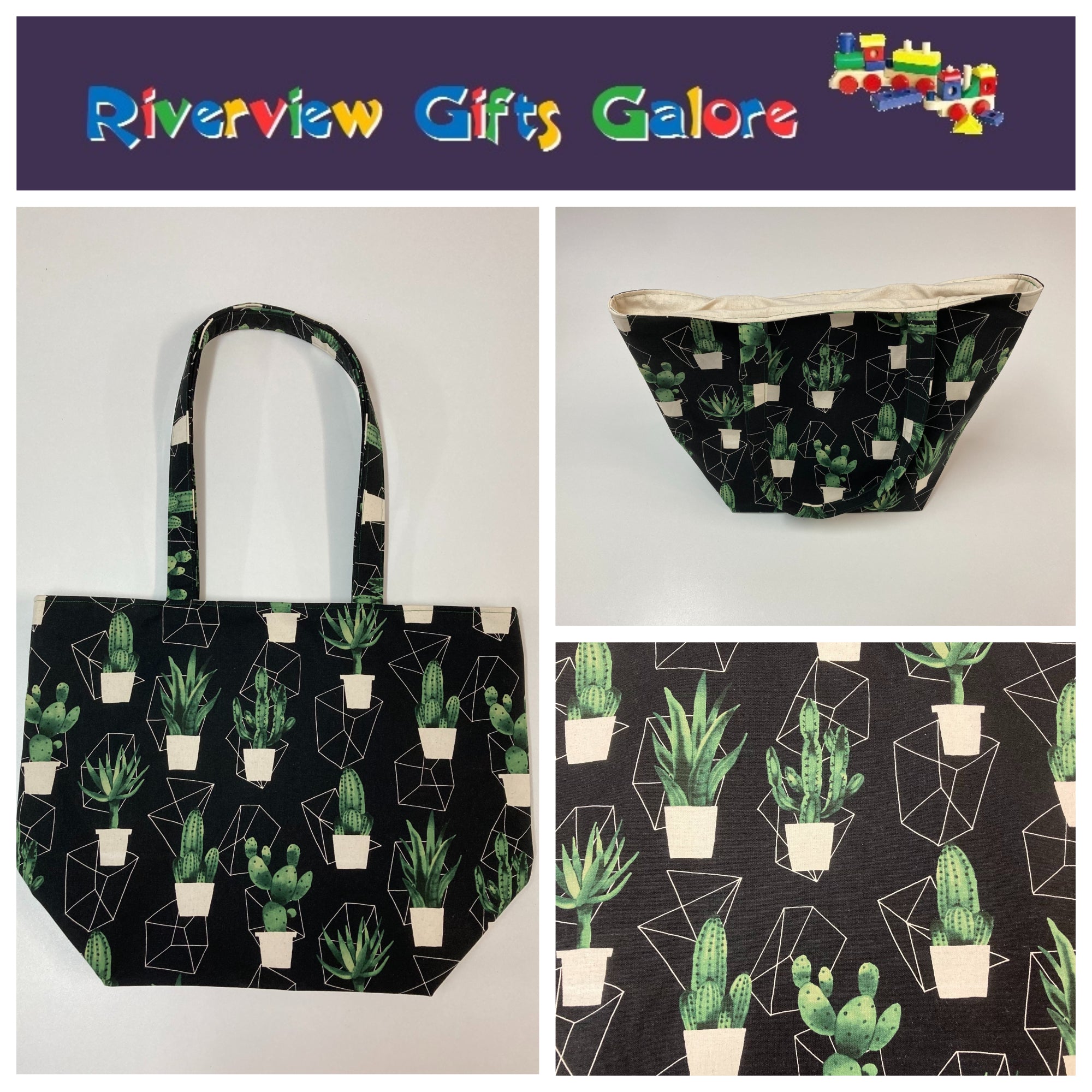 Large Tote Bag – Cactus