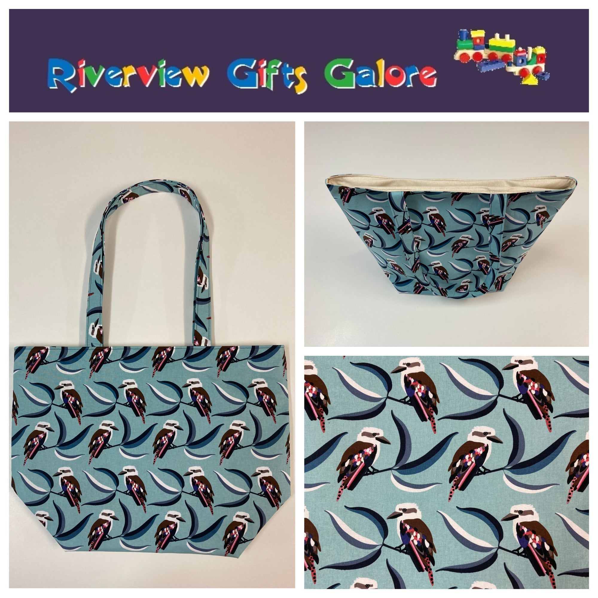 Large Tote Bag – Kookaburra