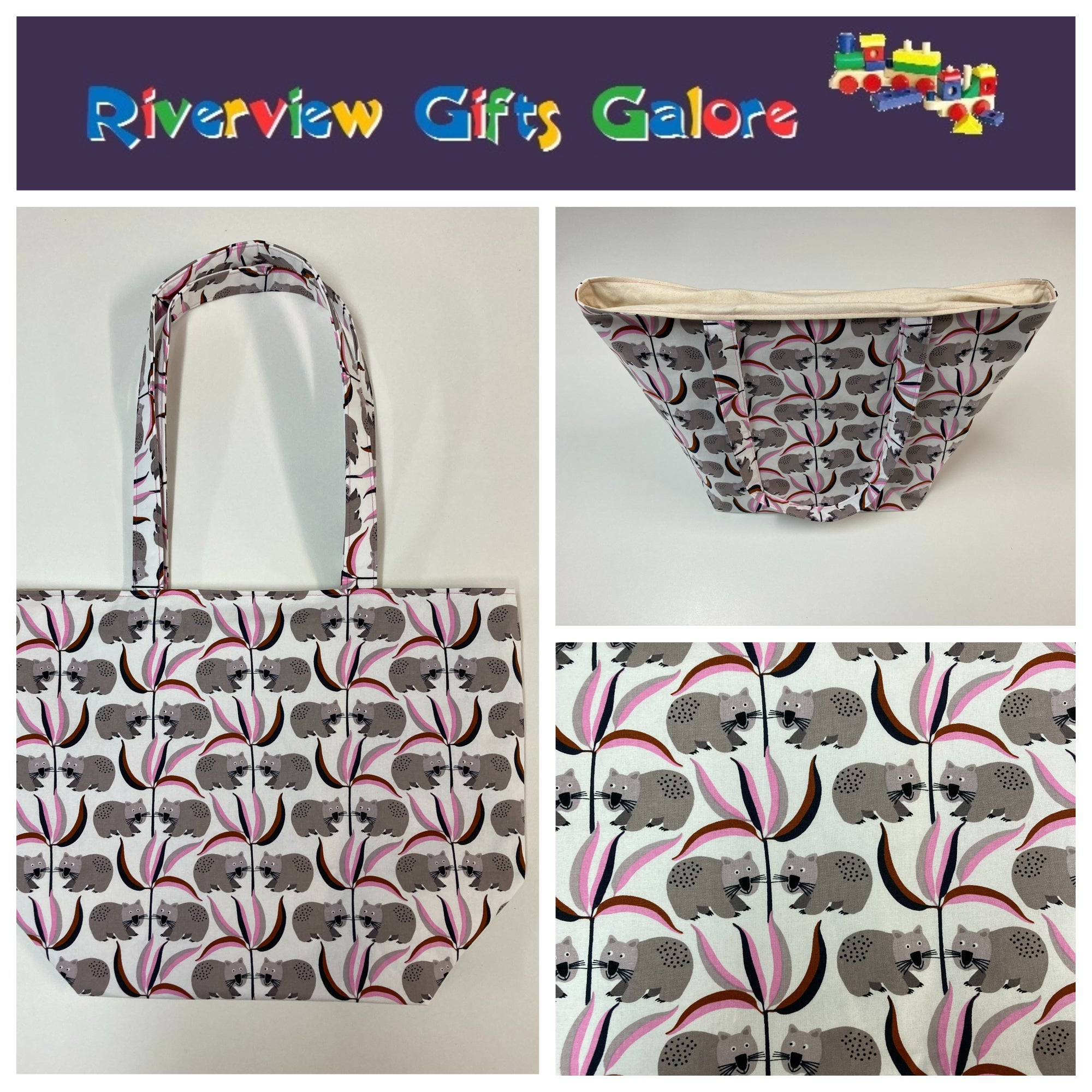Large Tote Bag – Wombat