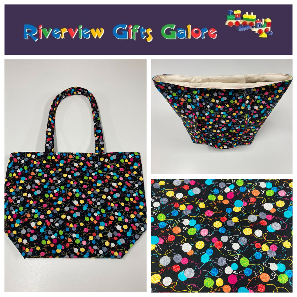 Large Tote Bag – Little Yarn Balls