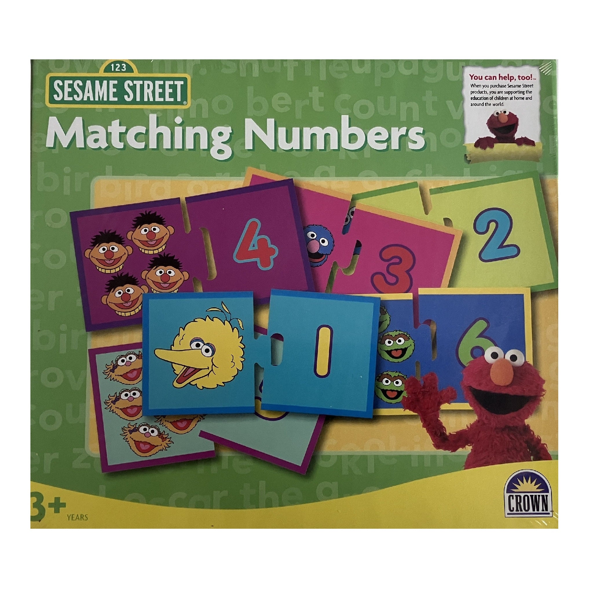Sesame Steet - Matching Numbers Puzzles