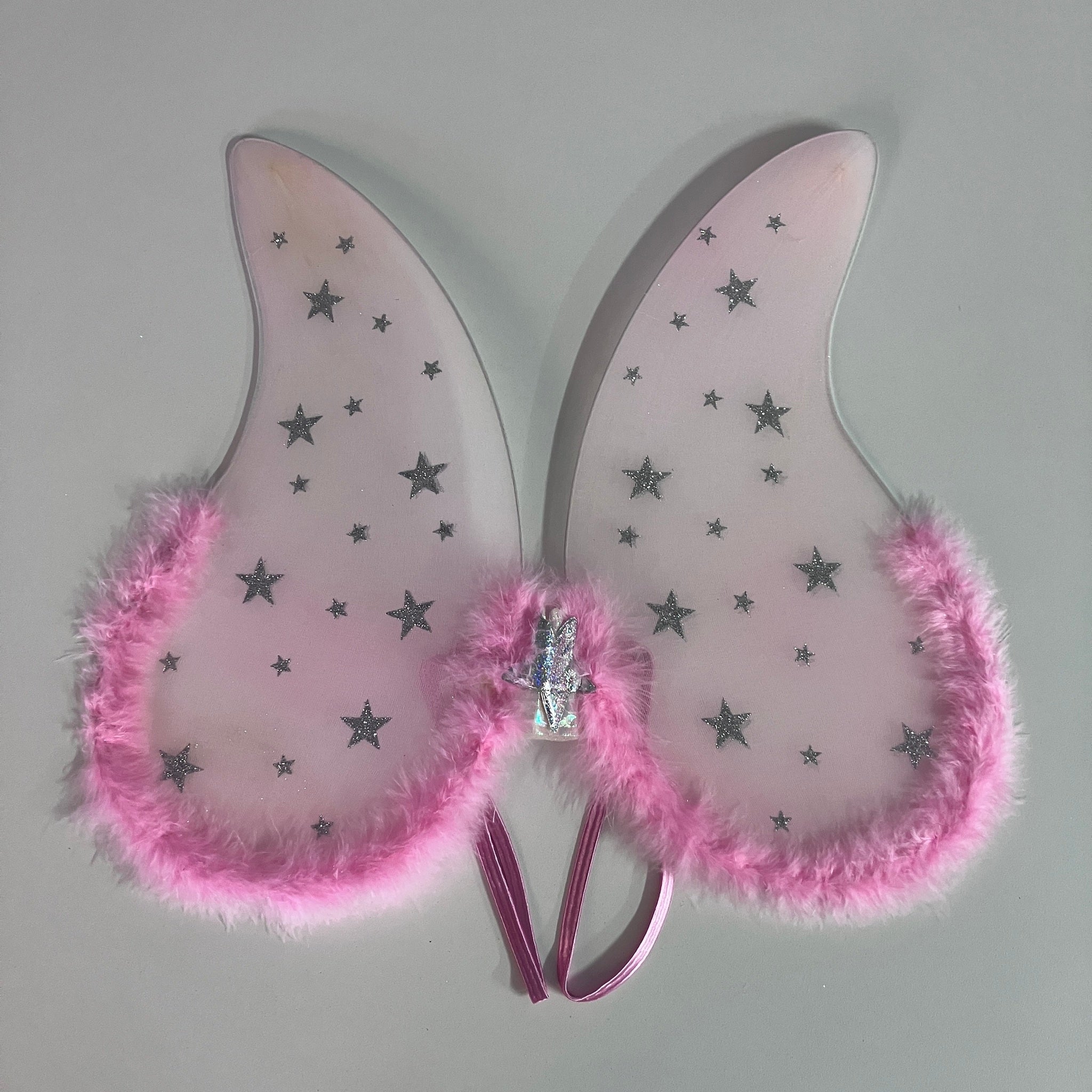 Angel Star Wings with Fur - Assorted Designs