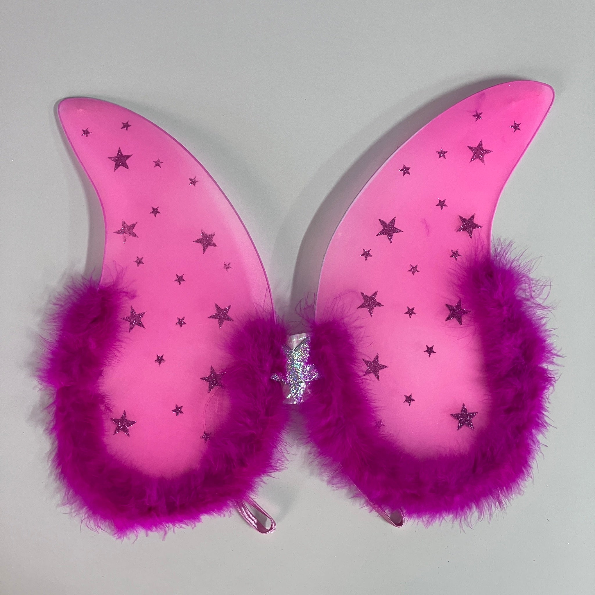 Angel Star Wings with Fur - Assorted Designs