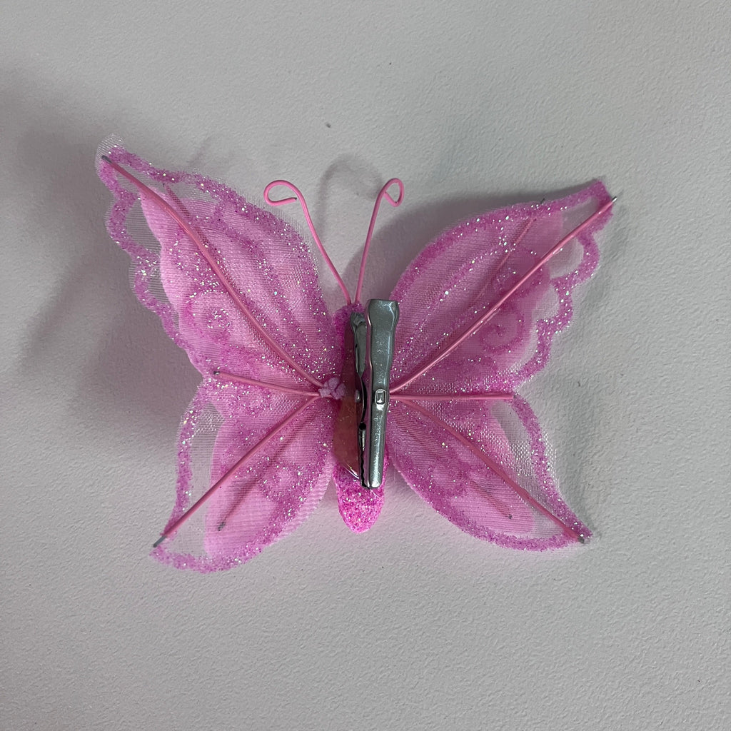 2 Layer Felt Butterfly Clip - Assorted Designs