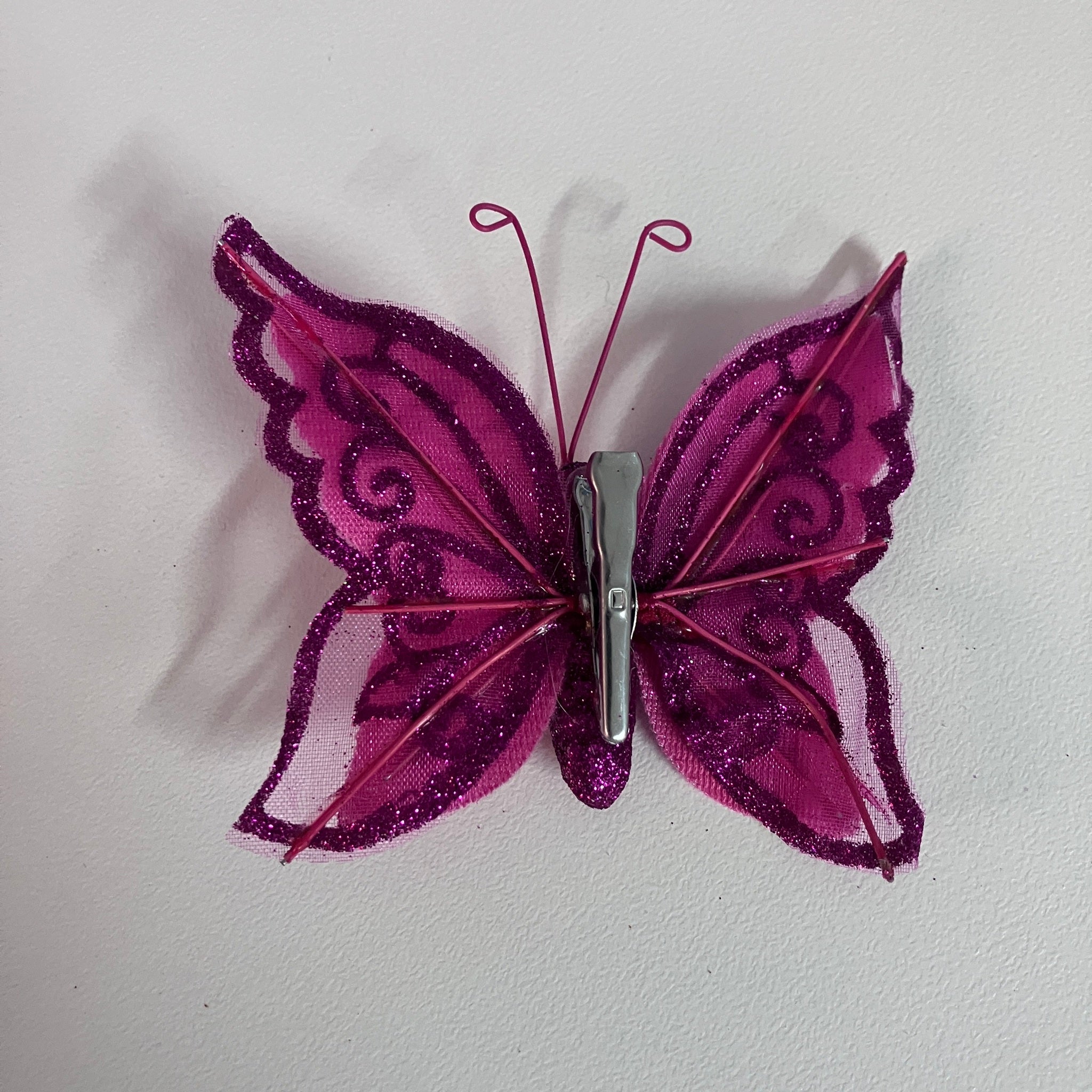 2 Layer Felt Butterfly Clip - Assorted Designs