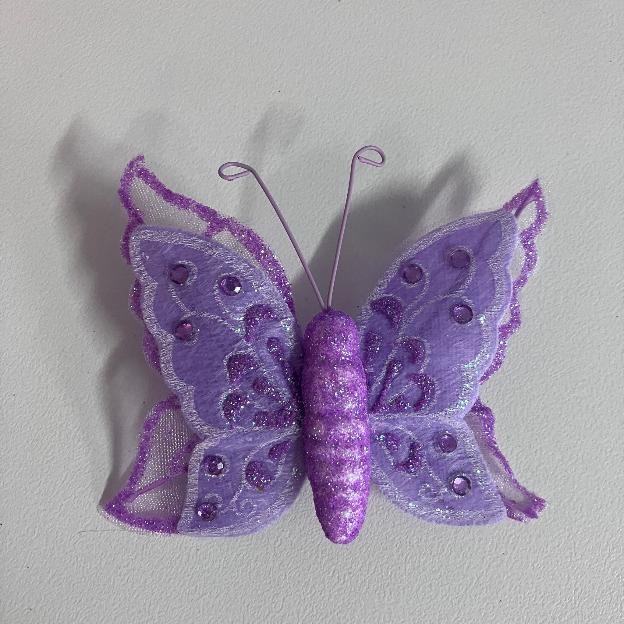 2 Layer Felt Butterfly Clip - Assorted Designs
