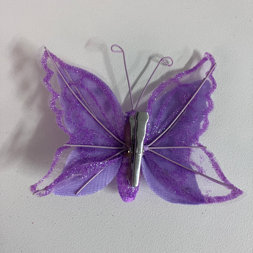 2 Layer Felt Butterfly Clip - Assorted Designs