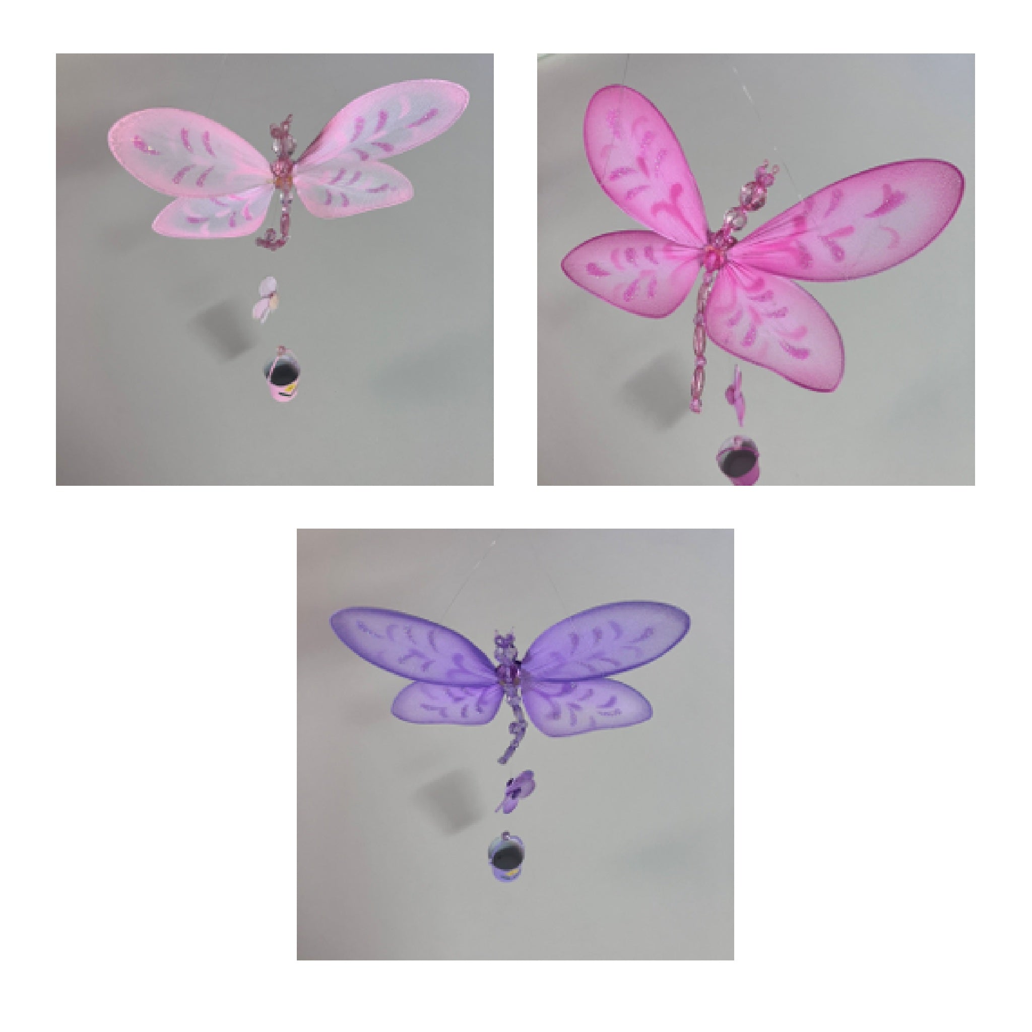 Hanging Dragonfly with Bucket - Assorted Designs