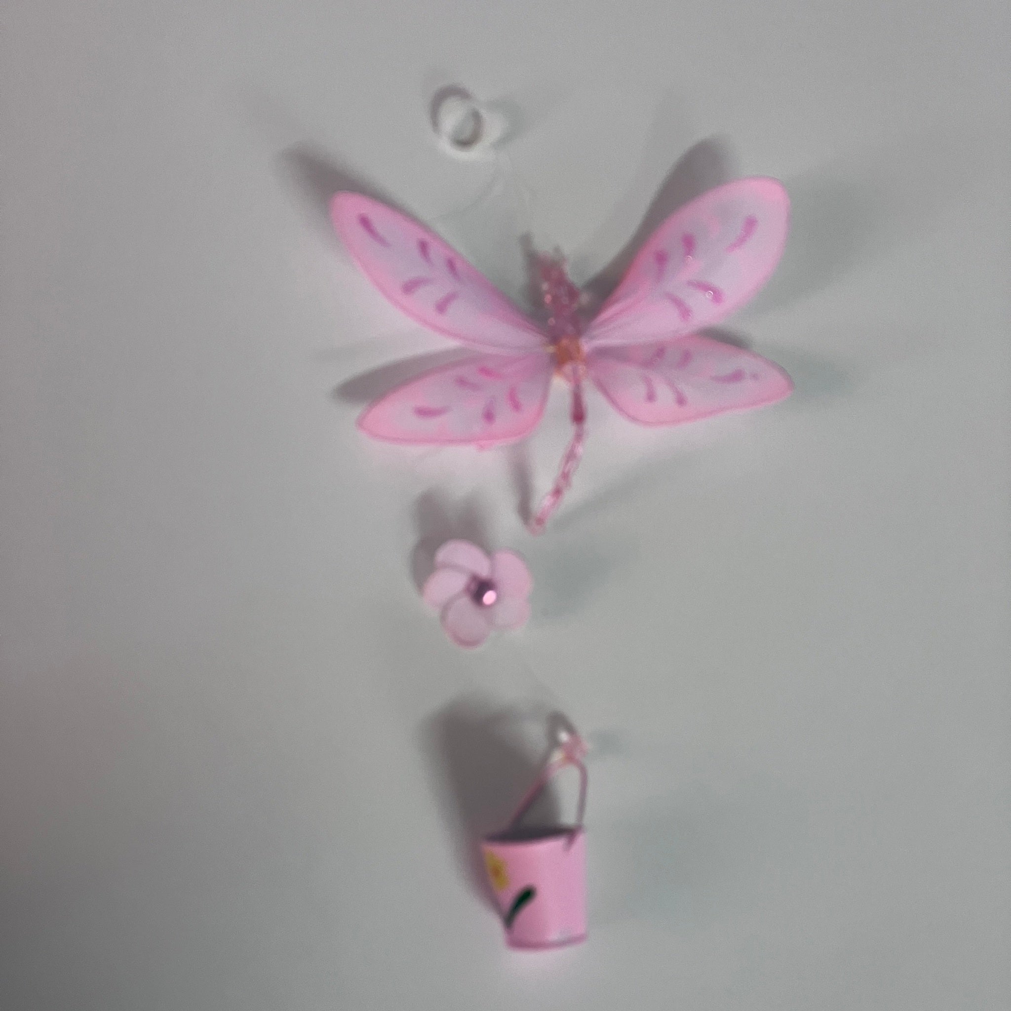 Hanging Dragonfly with Bucket - Assorted Designs