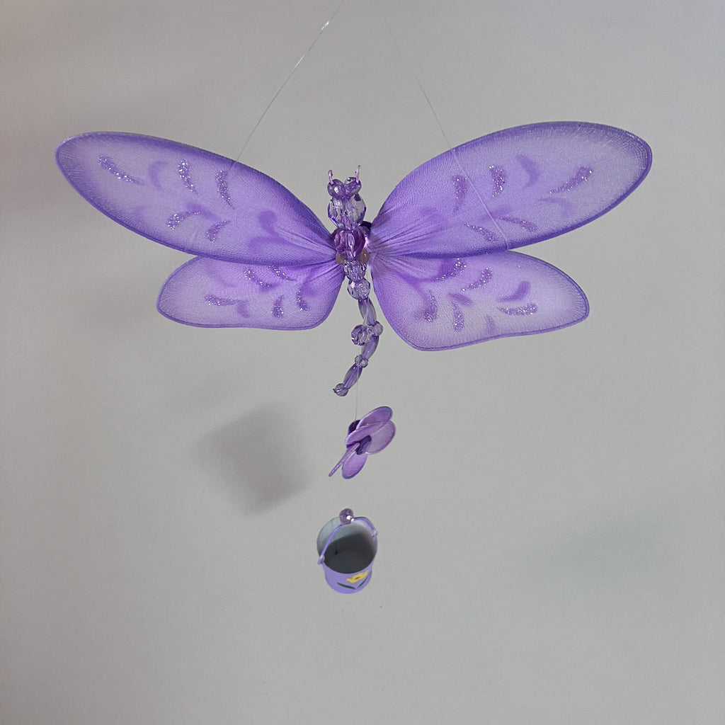 Hanging Dragonfly with Bucket - Assorted Designs