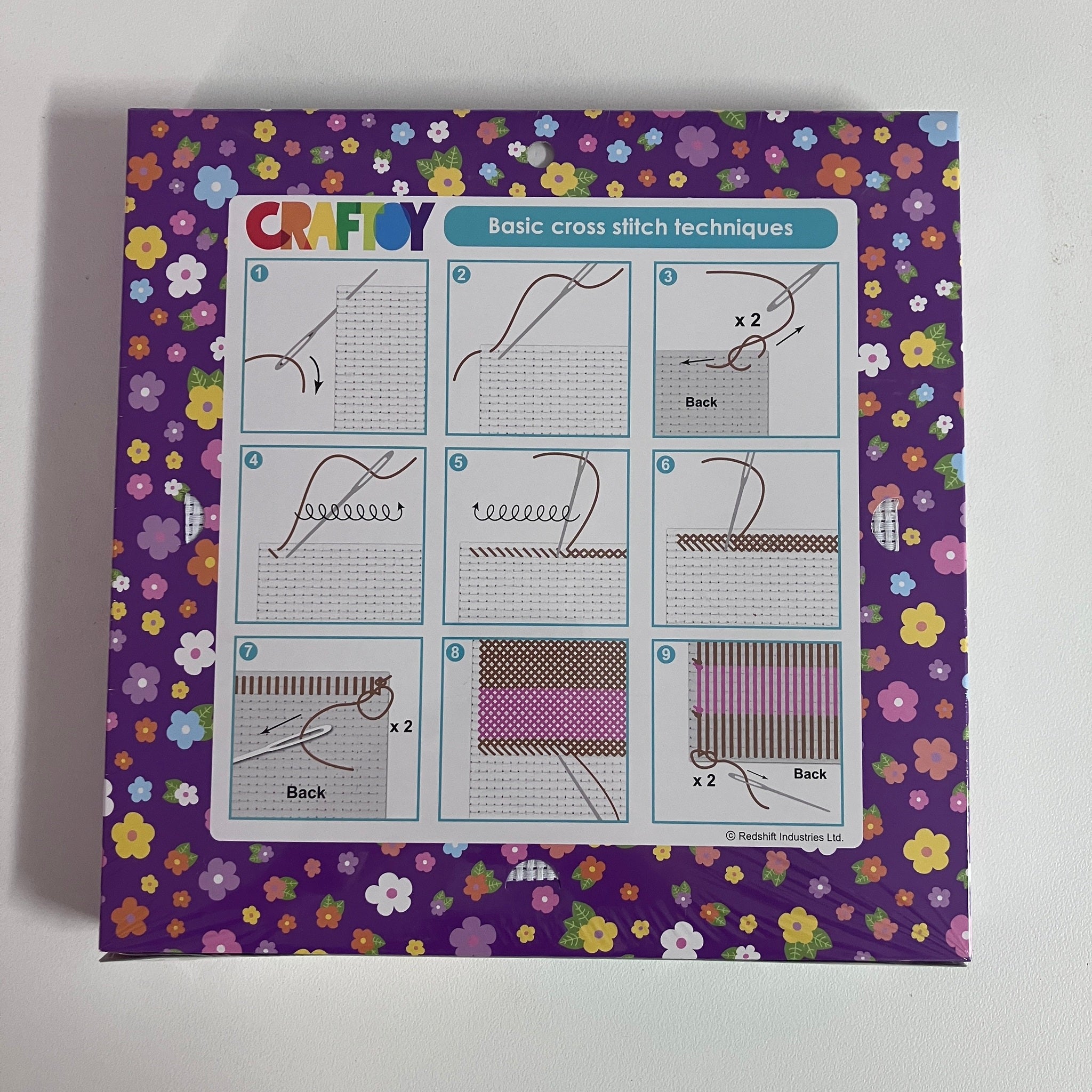 Cross Stitch Wall Art - Butterfly