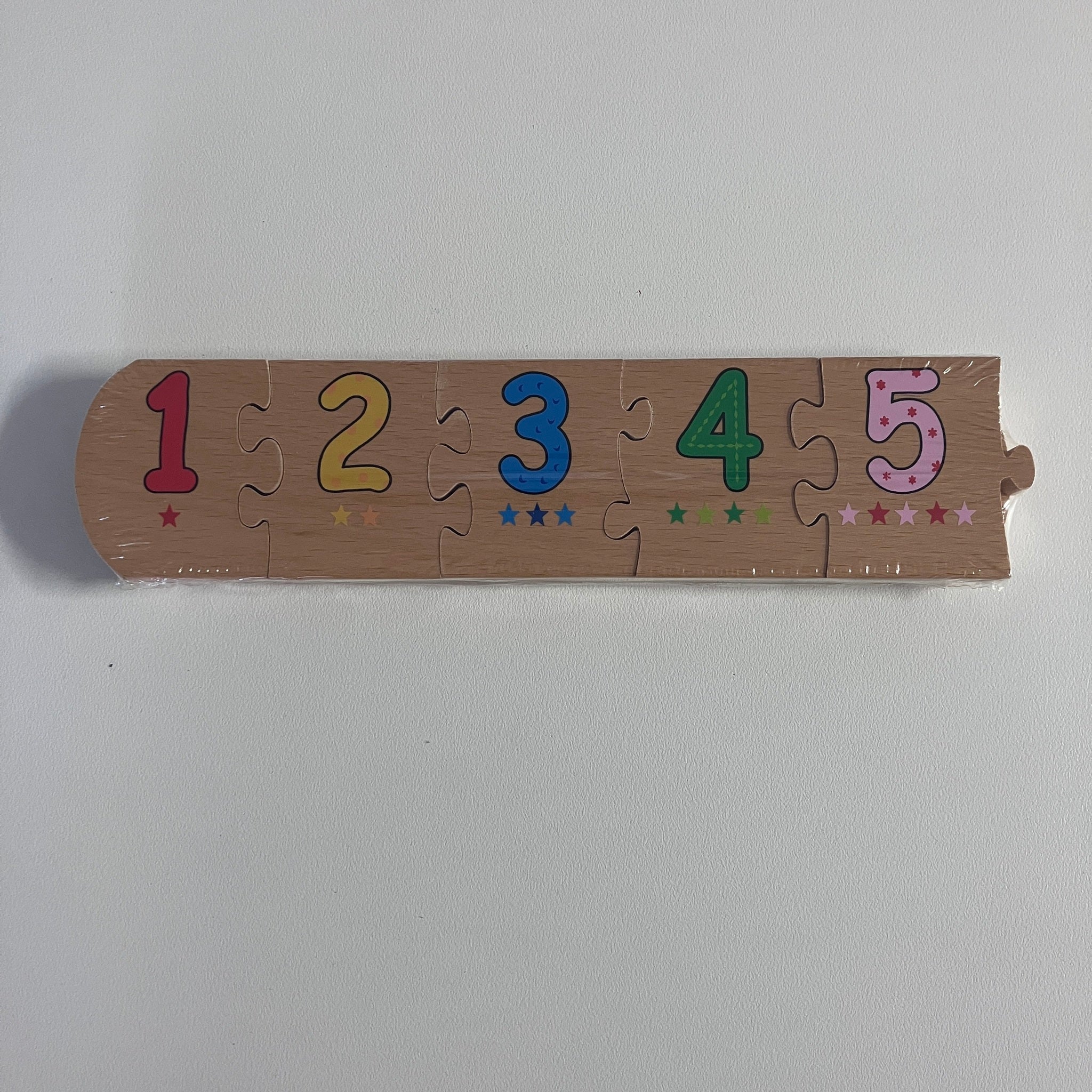 Wooden Long Jigsaw Puzzle - Numbers 1-10