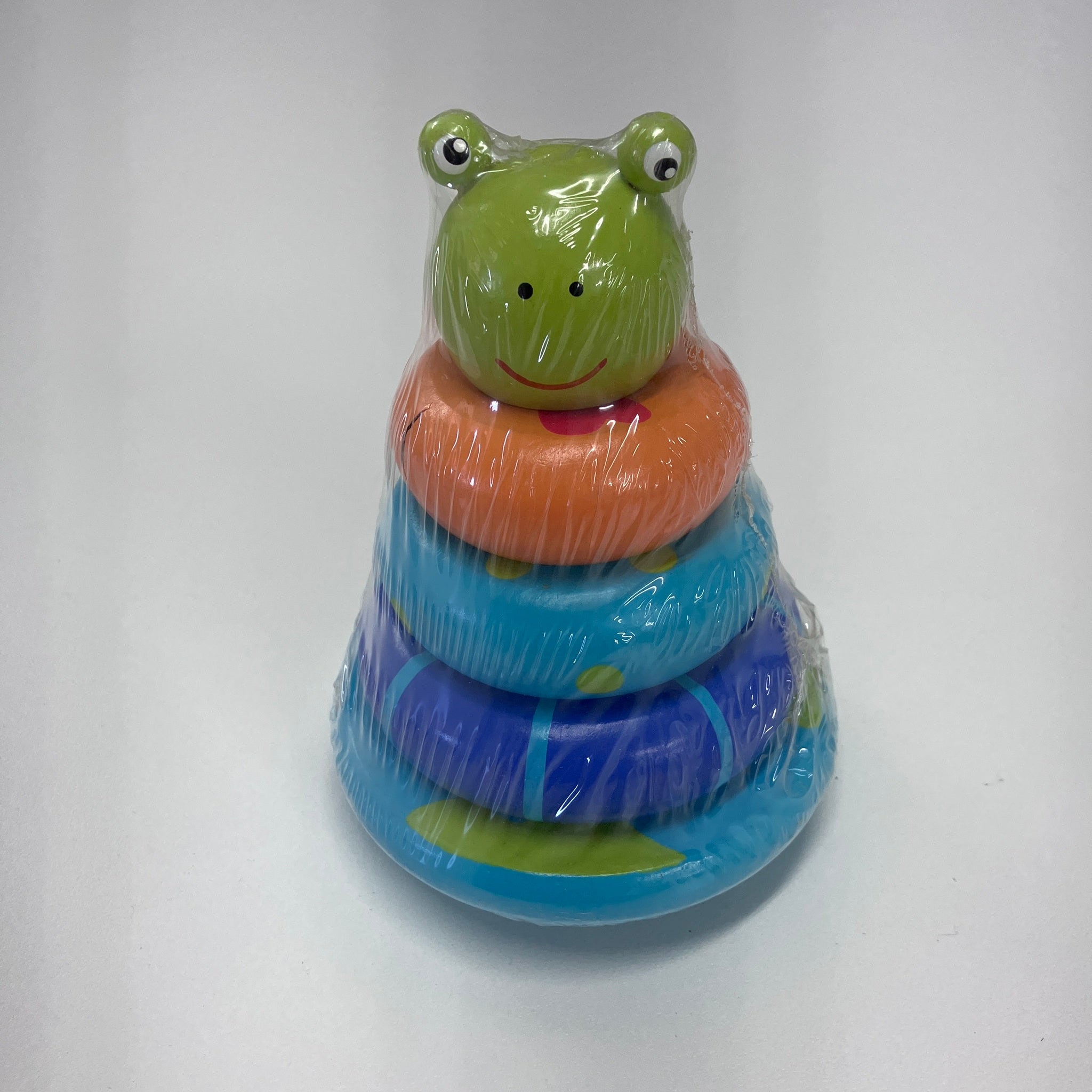 Wooden Stacking Blocks - Frog