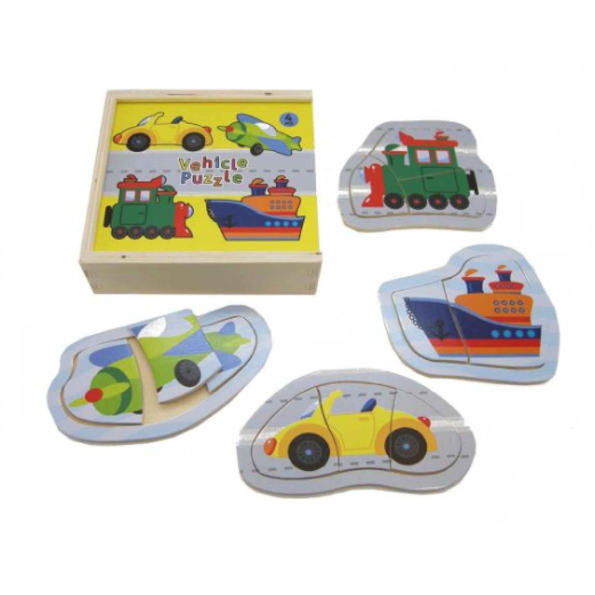 Wooden Puzzles in Box - Transport