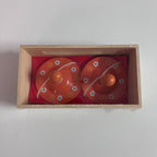 Metal Cymbals in Wooden Box - Assorted Designs