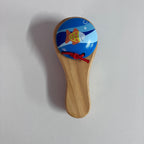 Wooden Castanet - Small Handle - Assorted Designs