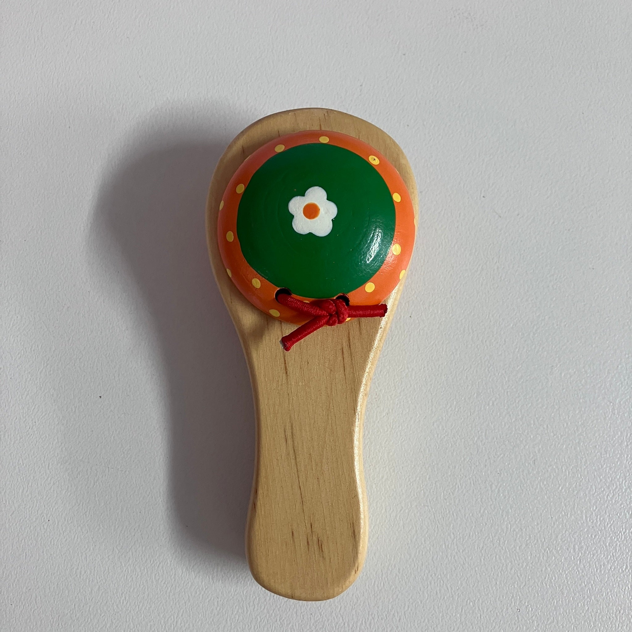 Wooden Castanet - Small Handle - Assorted Designs