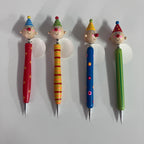 Wooden Pacer Pencils - Clown - Assorted Designs