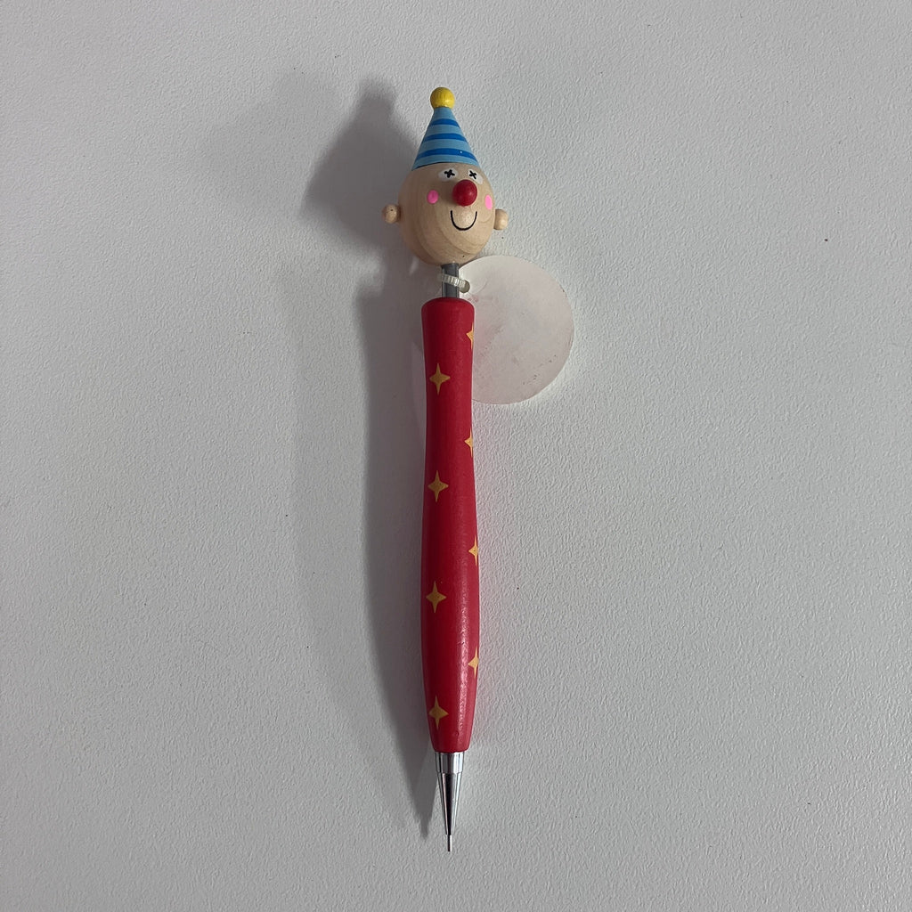 Wooden Pacer Pencils - Clown - Assorted Designs