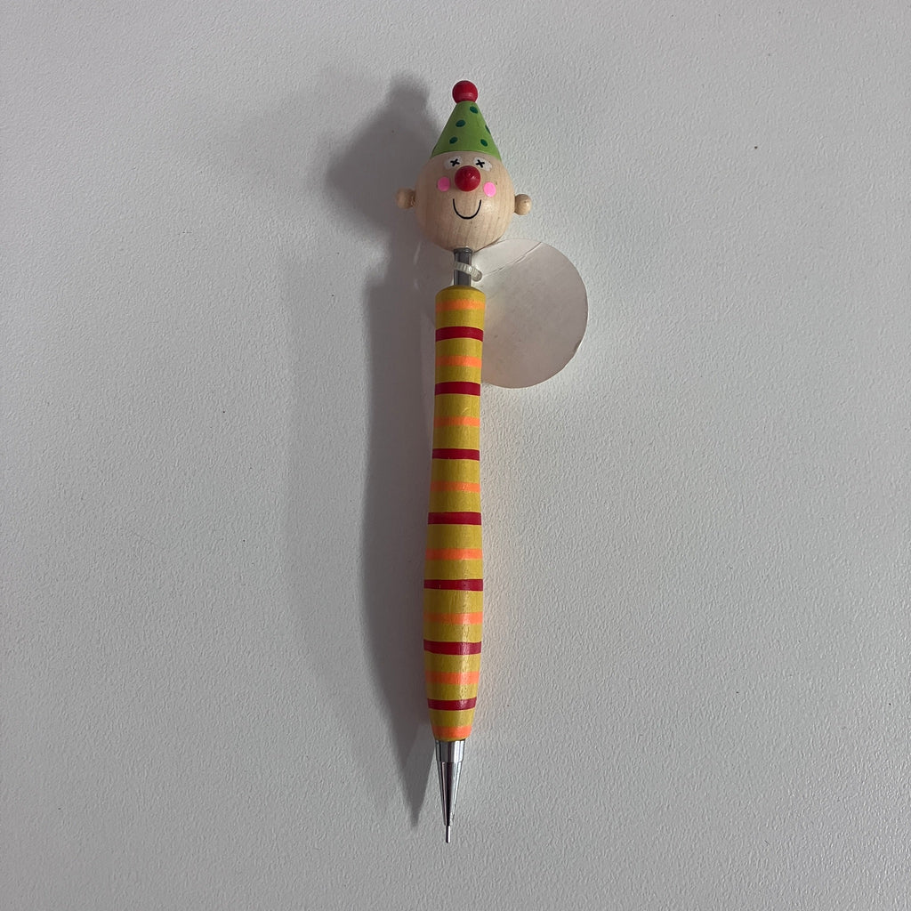 Wooden Pacer Pencils - Clown - Assorted Designs