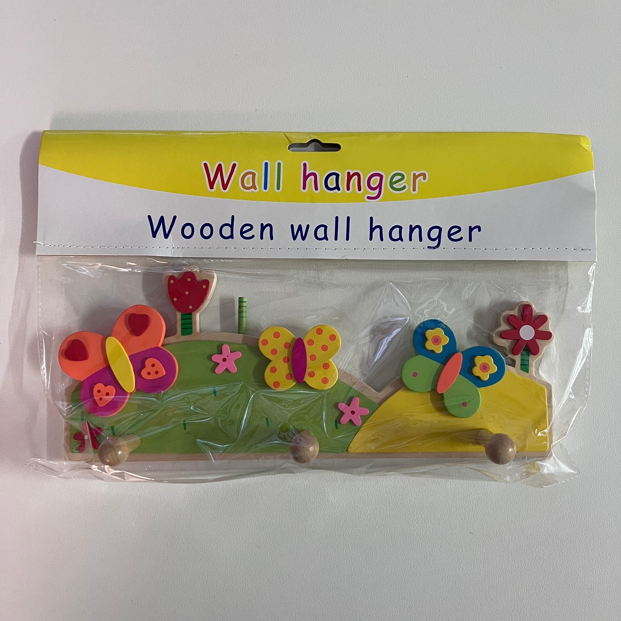 Wooden Coat Hooks - Flower