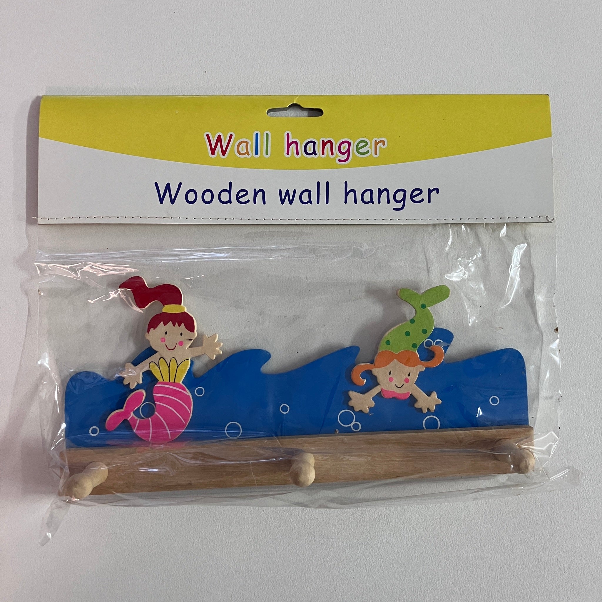 Wooden Coat Hooks - Mermaid