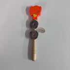 Wooden Tambourine  Stick - Animals - Assorted Designs