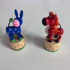 Wooden Push Up Toy - Farm Animals - Assorted Designs
