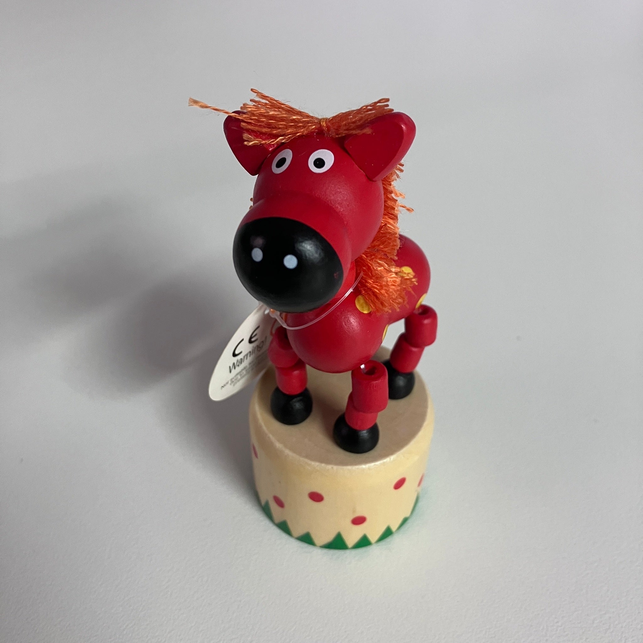 Wooden Push Up Toy - Farm Animals - Assorted Designs