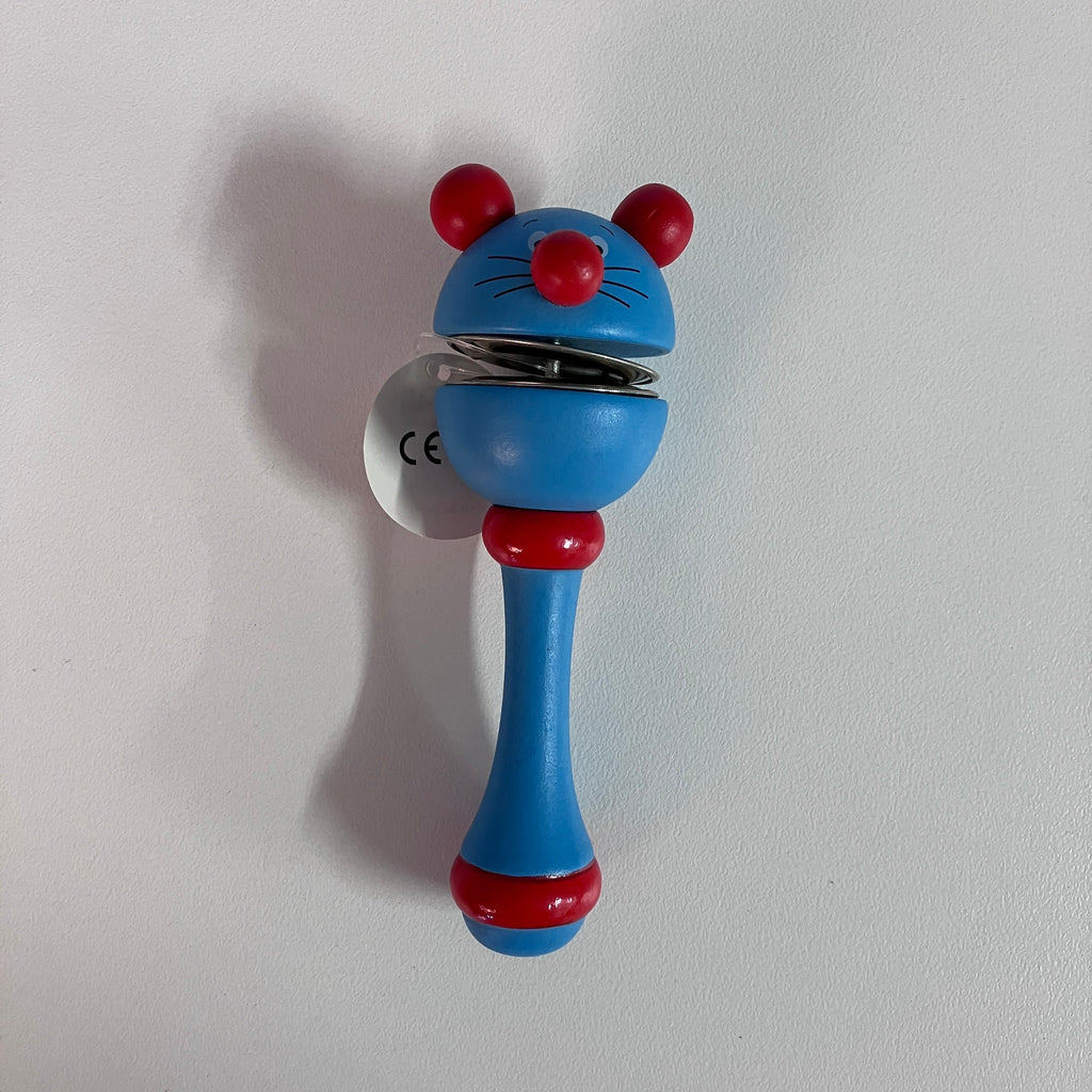 Wooden Rattle - Animal Bell Ring - Assorted Designs